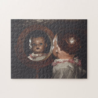 Die Spiegelung der Puppe Puzzle