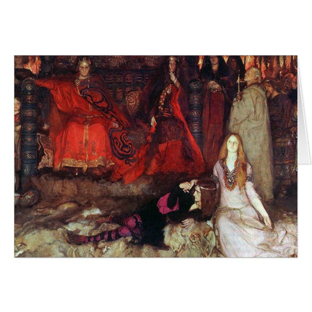 Die Spiel-Szene in "Hamlet " (Vorderseite (Horizontal))