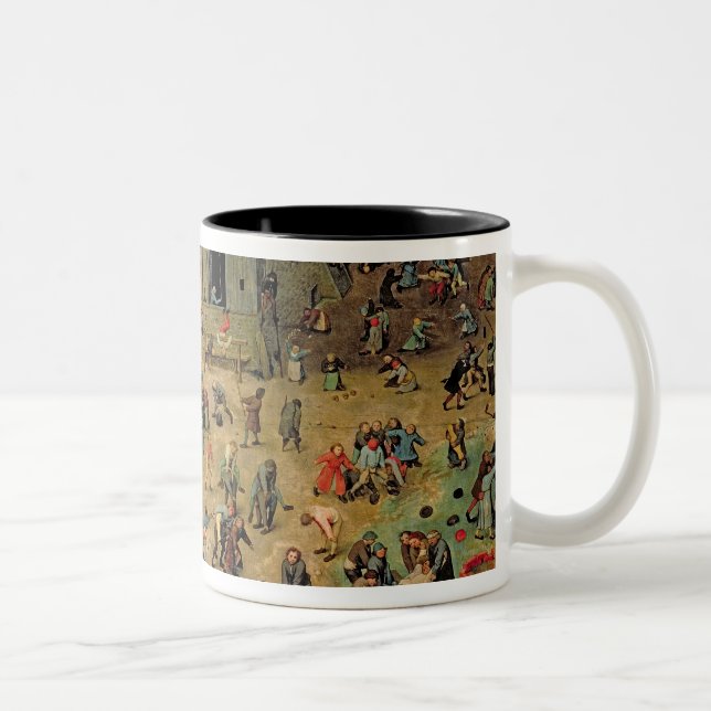 Die Spiele der Kinder, 1560 Zweifarbige Tasse (Rechts)