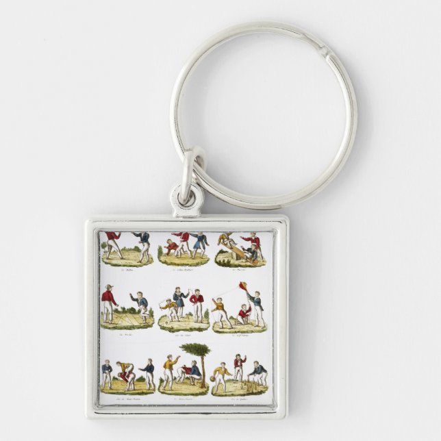 Die Spiele der Kinder, 1810 Schlüsselanhänger (Vorne)
