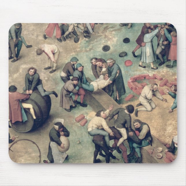 Die Spiele der Kinder: Detail der unteren rechter Mousepad (Vorne)