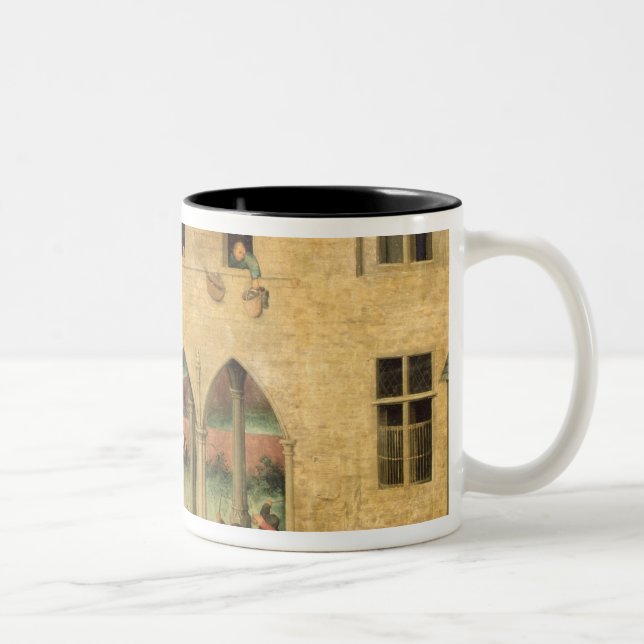 Die Spiele der Kinder: Detail von oberstemlinkem Zweifarbige Tasse (Rechts)