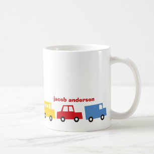 Die Spielwaren-Auto-Bus-LKW-Spaß-bunte Tasse