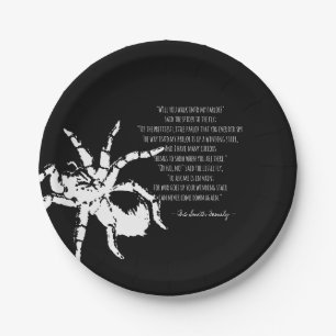 Die Spinne und das Fliegengedicht Pappteller