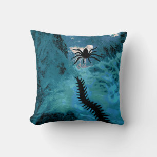 Die Spinne und der Tausendfüßler-Blue Kissenhülle Kissen
