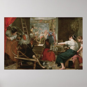 Die Spinner oder die Fabel von Arachne, 1657 Poster