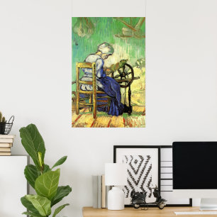 Die Spinner von Vincent van Gogh Poster