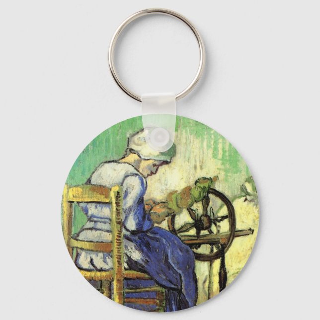 Die Spinner von Vincent van Gogh Schlüsselanhänger (Vorderseite)