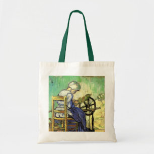 Die Spinnerin von Vincent van Gogh Tragetasche