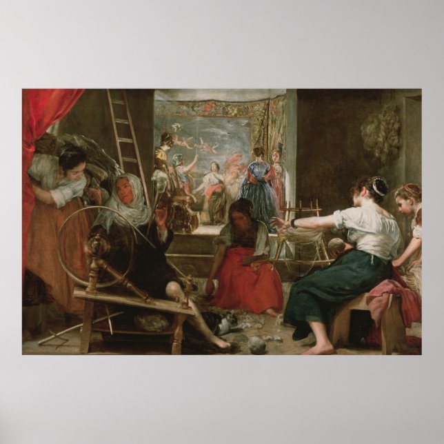 Die Spinners, oder Die Fabel von Arachne, 1657 Poster (Vorne)