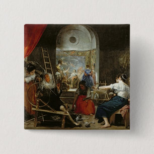 Die Spinners, oder The Fable of Arachne, 1657 Button