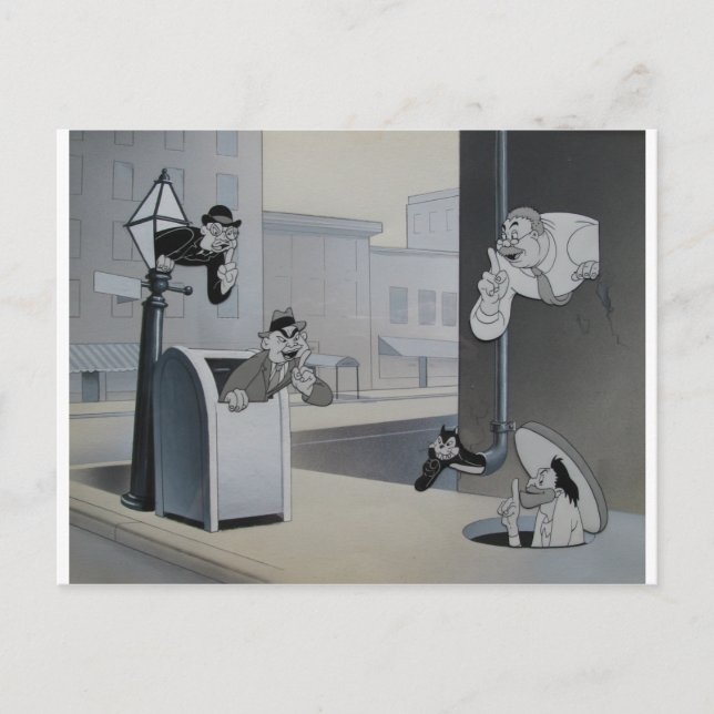 Die Spionen von Snafu Postkarte (Vorderseite)