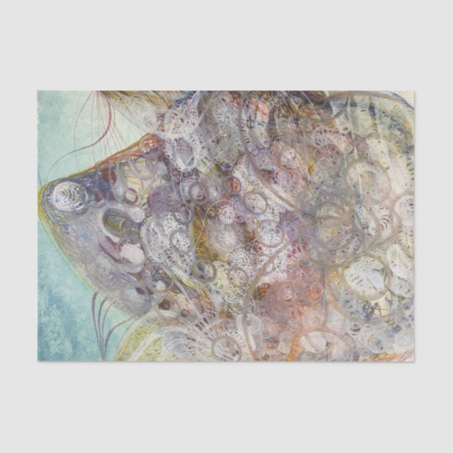 Die spirituelle Krone von Annie Mary Howitt Watts Seidenpapier (Vorderseite)