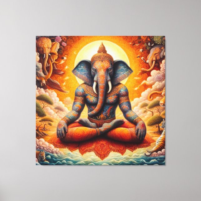 Die spirituelle Kunst Leinwanddruck (Vorderseite)