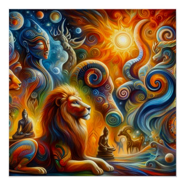 Die spirituelle Kunst Poster (Vorderseite)