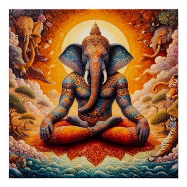 Die spirituelle Kunst Poster (Vorderseite)