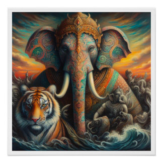 Die spirituelle Kunst Poster