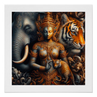Die spirituelle Kunst Poster