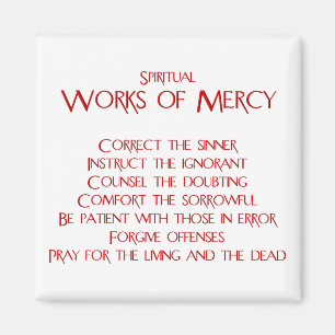 Die spirituellen Werke der Gnade Magnet