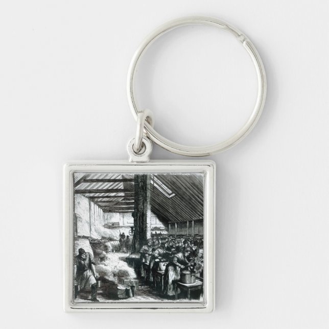 Die Spitalfields Suppen-Küche, 1867 Schlüsselanhänger (Vorne)