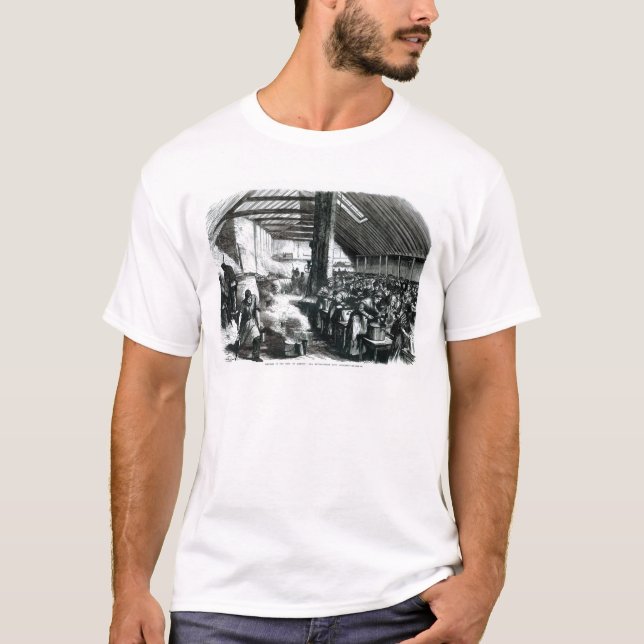 Die Spitalfields Suppen-Küche, 1867 T-Shirt (Vorderseite)