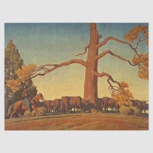 Die Spitze der Brücke von Maynard Dixon Seidenpapier