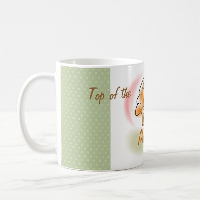Die Spitze der Muffin-Tasse Kaffeetasse (Links)