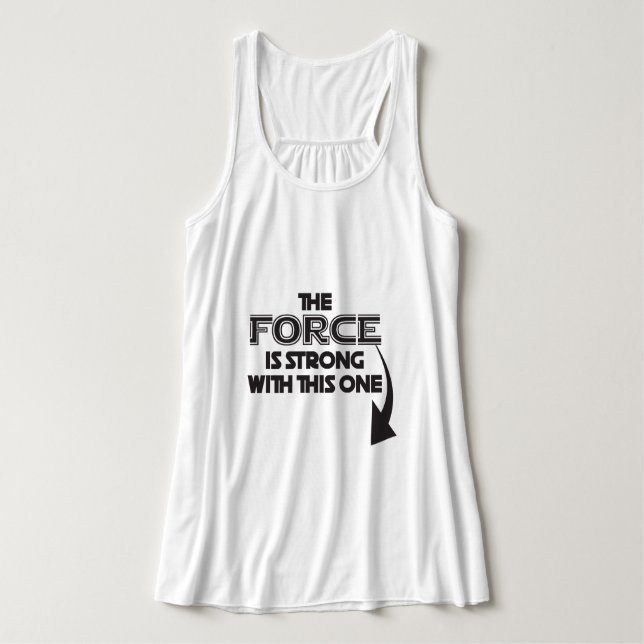 Die Spitze der Mütterschaft der FORCE Tank Top (Design Vorderseite)