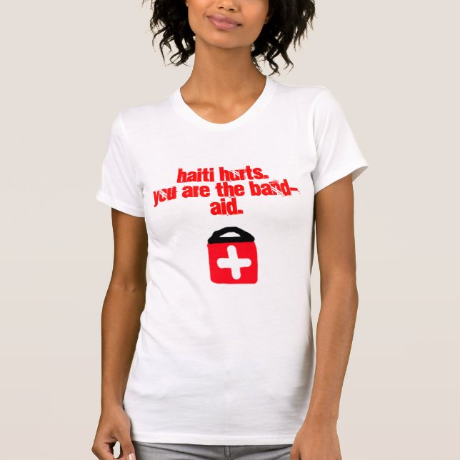 Die Spitze Hilfshaiti-Frauen (Gewinne gehen nach T-Shirt (Vorderseite)