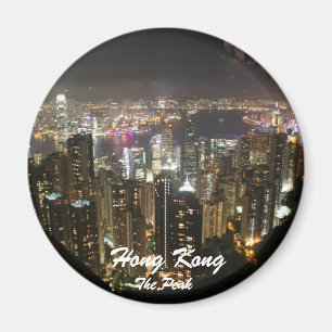 Die Spitze, Hong Kong-Nachtlandschafts-Magnet Magnet