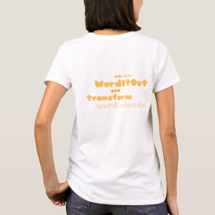 Die Spitzen der Frauen: hinterer Plan T-Shirt