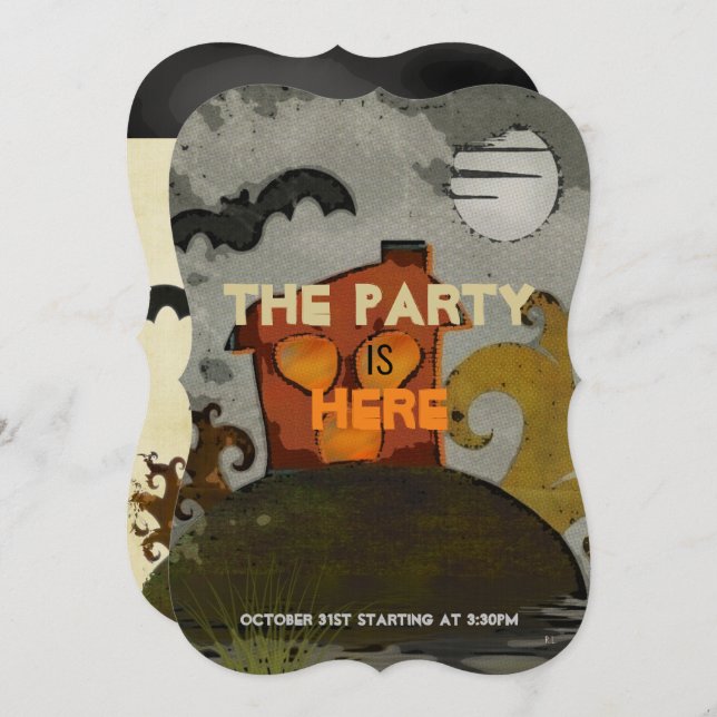 Die spokzische Kunst des Volkes Einladung (Vorne/Hinten)