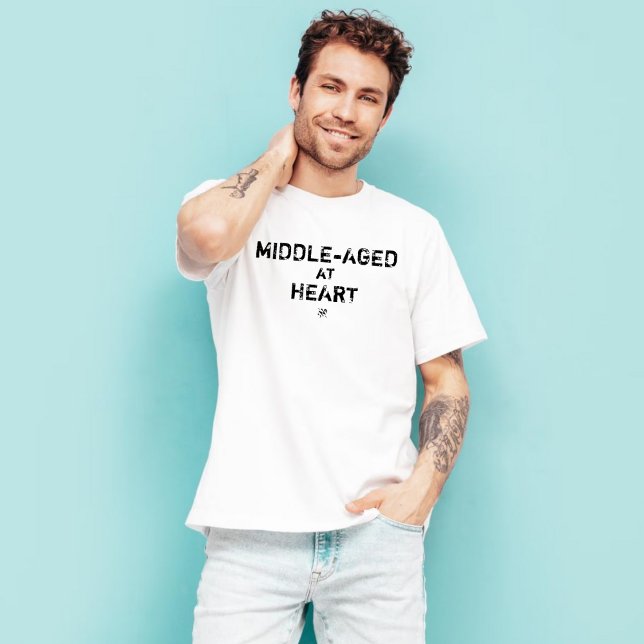 Die Spott eines reifen Kindes: "Herzlich im Mittel T-Shirt (Von Creator hochgeladen)