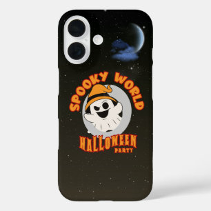 Die spöttische Welt von Halloween   iPhone 16 Hülle