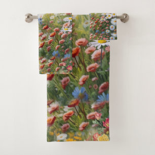 Die Sprache der Blume Badhandtuch Set