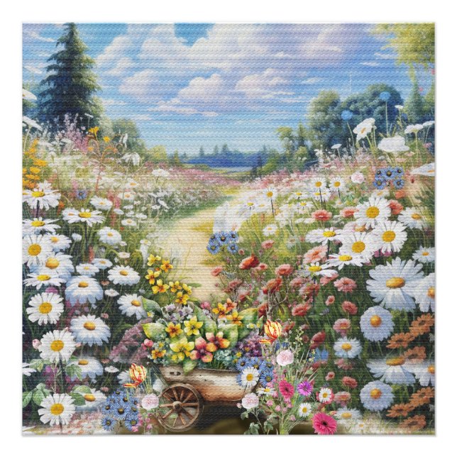 die Sprache der Blume Fotodruck (Vorne)