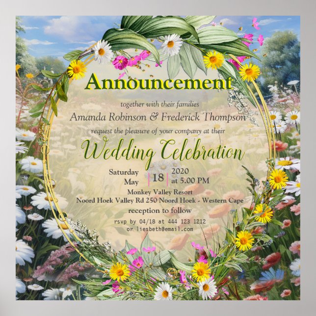 Die Sprache der Blume Poster (Vorne)