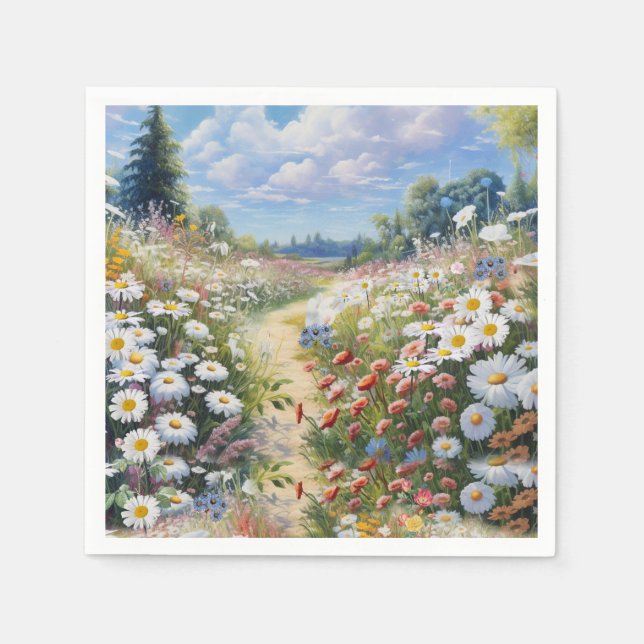 Die Sprache der Blume Serviette (Vorderseite)