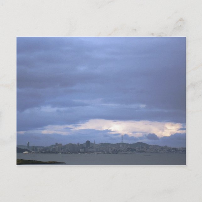 Die Sprache des Himmels - San Francisco Postkarte (Vorderseite)