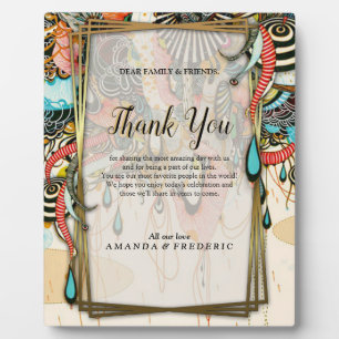 Die Sprache des Lichts - doodle Kunst Fotoplatte