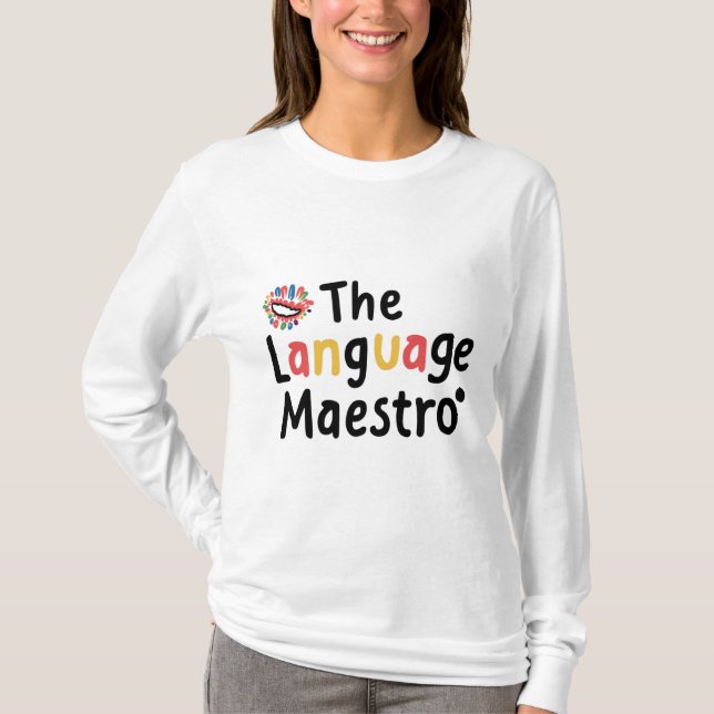 Die Sprache Maestro T-Shirt (Vorderseite)
