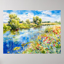 Die Springtime von Havel Havelland Watercolor Sty
