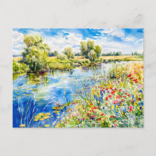 Die Springtime von Havel Havelland Watercolor Sty Postkarte