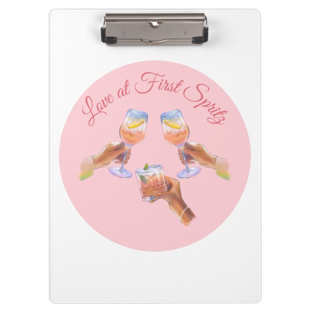 Die Spritz Squad | Aperol Junggeselinnen-Abschied  Klemmbrett (Vorderseite)