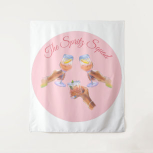 Die Spritz Squad Junggesellinnenabschied Braut-T Wandteppich