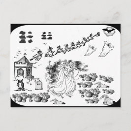 Die Spuk Zeremonie - Feiertagspostkarte