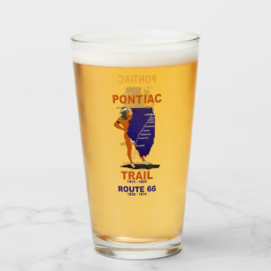 Die Spur Illinois Pontiac, vor Weg 66 Glas
