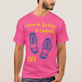 Die Spuren des Camino de Santiago de Compostela T-Shirt
