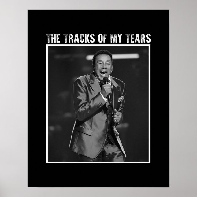 Die Spuren meiner Tränen - Smokey Robinson Poster (Vorne)