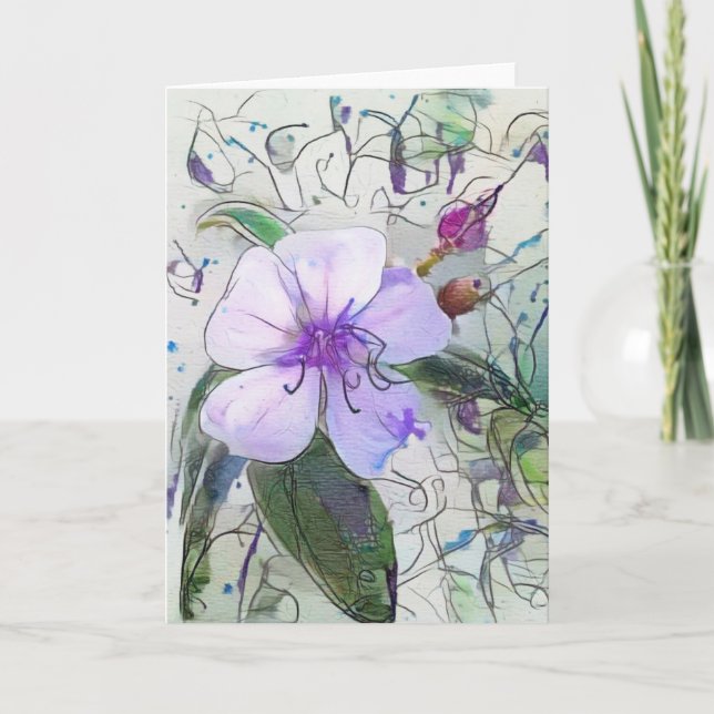 Die Squiggly-Serie - Lila Karte (Vorderseite)